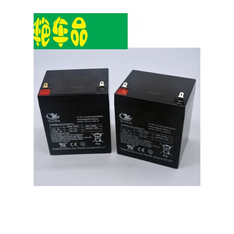 音响卷闸UPS后备用电源3-fm-4.5安12V4.5AH伏安蓄电池电瓶