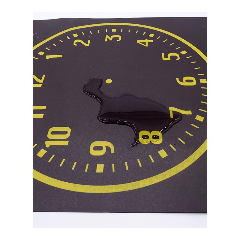 磁性钟面教具 教学钟面时钟贴钟表模型时分钟面贴磁性钟表黑板贴