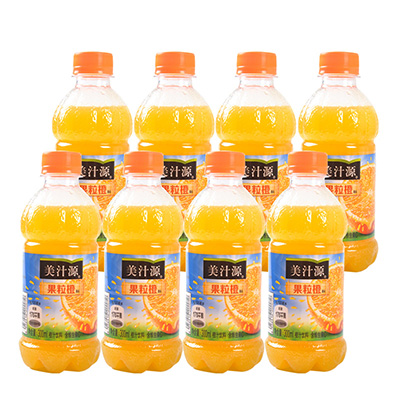 美汁源果粒橙300ml *8瓶 迷你瓶