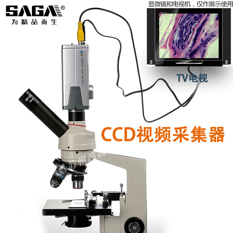 显微镜配件 连接电视 高清专业工业CCD电子目镜视频摄像头采集器
