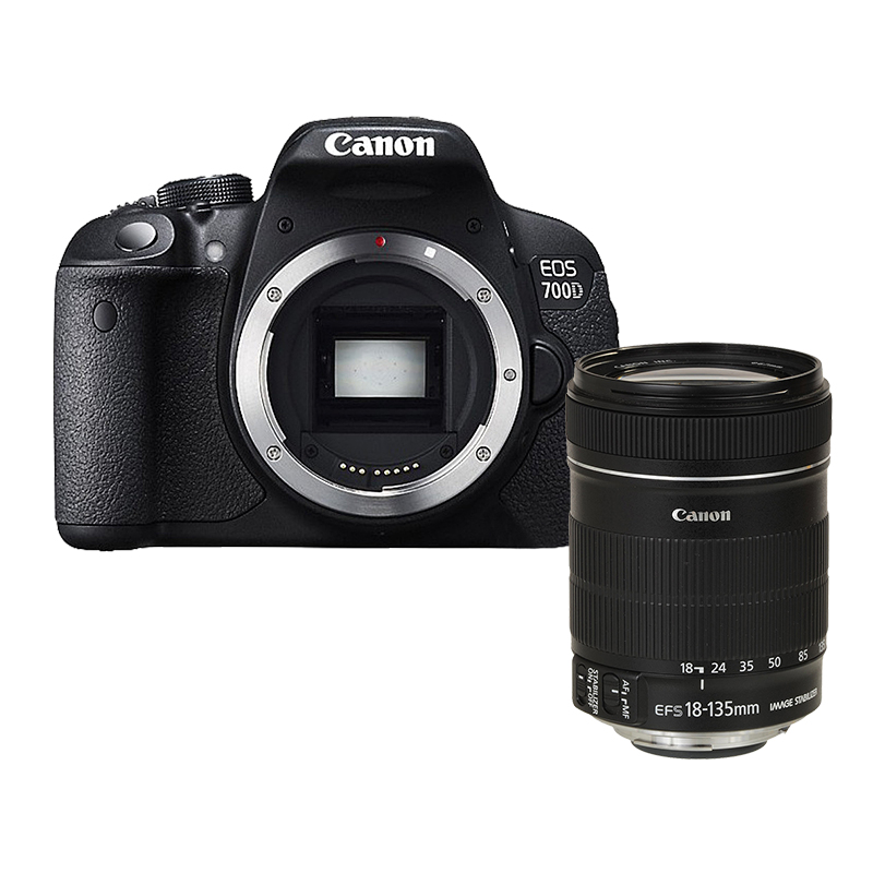 【二手95新】Canon/佳能 EOS 700D +18-135mm 单反相机 数码相机 佳能入门单反相机【套机】