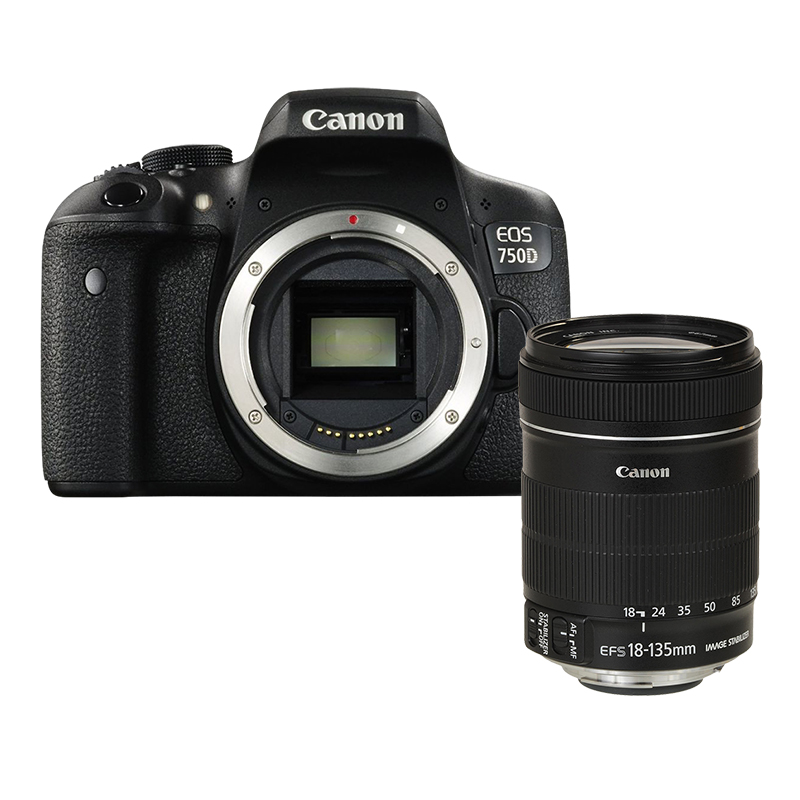【二手95新】佳能/Canon EOS 750D+18-135mm STM 入门级单反相机【套机】