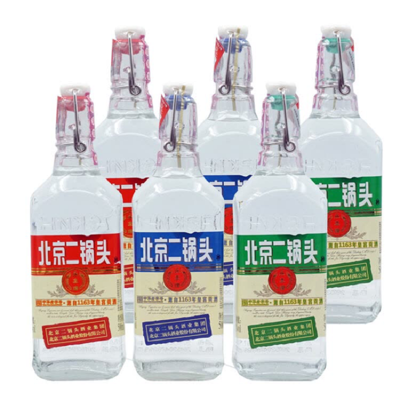 永丰二锅头清香型(出口型小方瓶)永丰二锅头42度500ml*1瓶