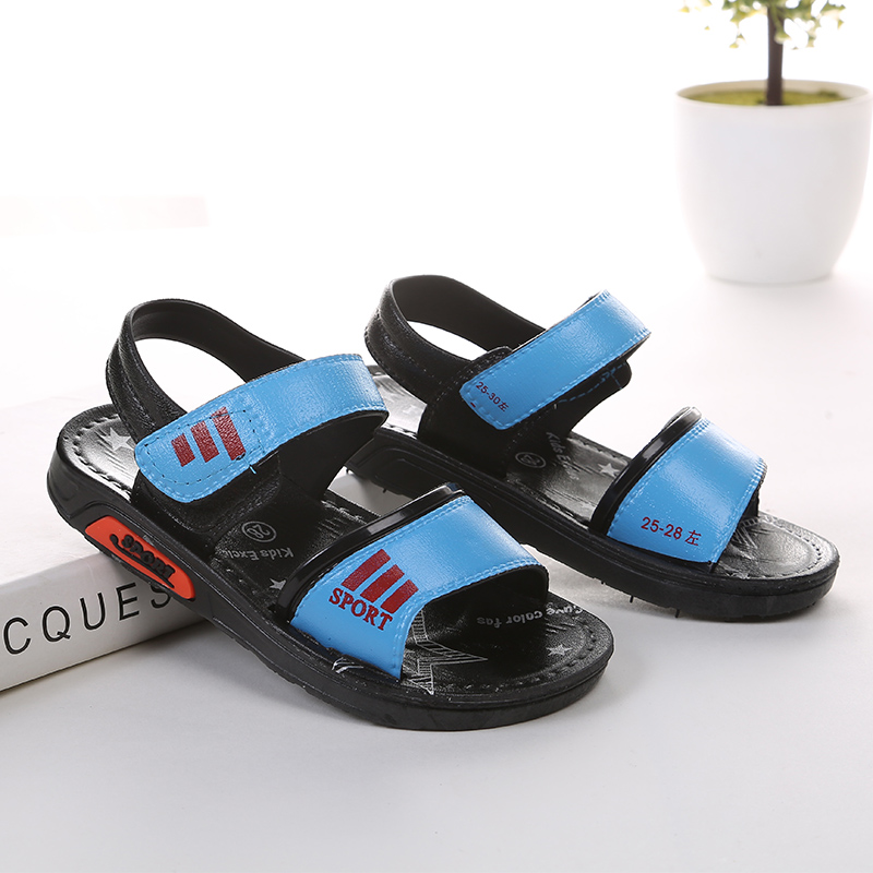 [促销]2018夏季新款韩版休闲儿童凉鞋沙滩鞋男童中大童学生鞋软底防滑鞋