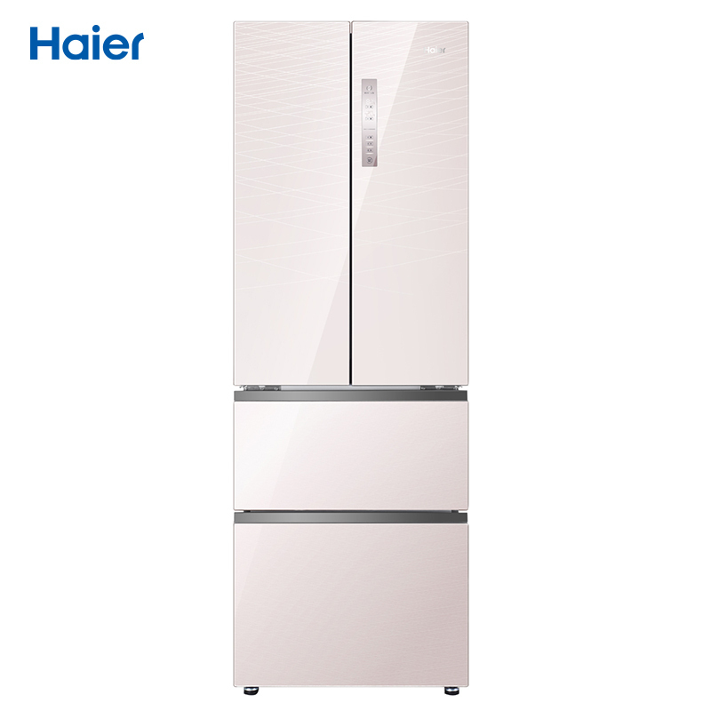 【二手99新】海尔（Haier） BCD-335WDECU1 335L升 法式多门 风冷无霜 彩晶变频 家用四开门冰箱
