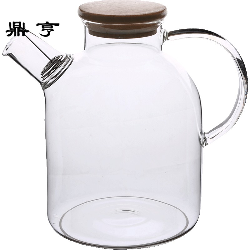 鼎亨 耐热玻璃水壶花茶壶 下午茶水具套装水果茶具家用水具