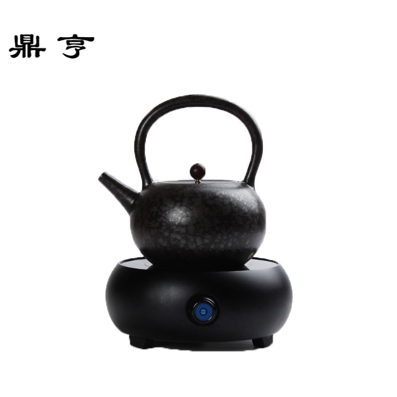 鼎亨陶瓷茶炉套装 烧水壶煮茶器黑茶 功夫茶炉电陶炉电加热煮茶壶