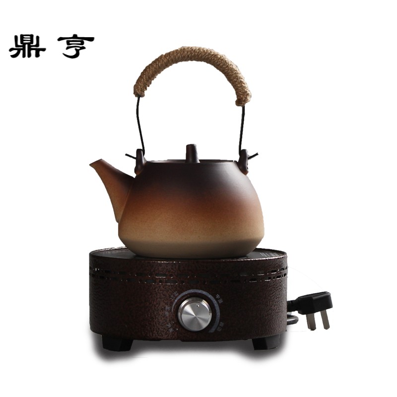 鼎亨养生陶瓷煮茶壶烧水壶煮茶器加热电陶炉家用小茶炉黑茶煮水壶