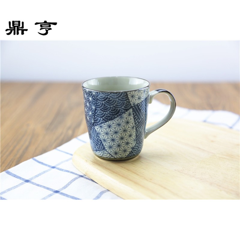 鼎亨日本进口陶瓷杯 马克杯水杯茶杯随手杯 白领办公室水杯牛奶杯