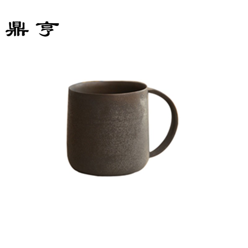 鼎亨[难入荷 ]日本大热陶作家 粗陶手作简约餐盘咖啡杯