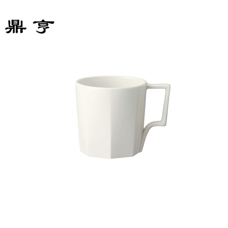 鼎亨现货|日本KINTO OCT系列 咖啡杯马克杯咖啡杯碟套装 手工磁器