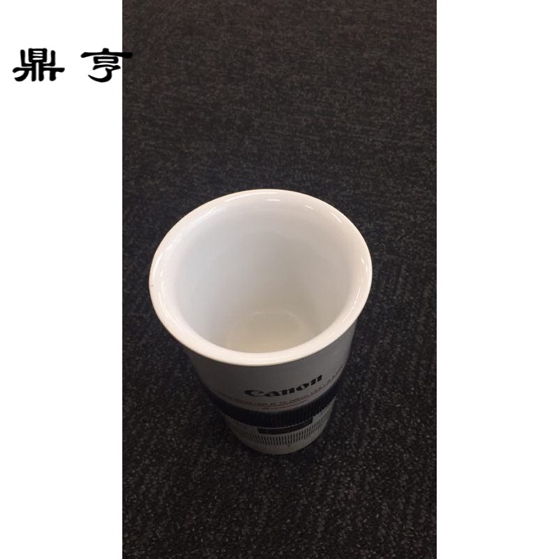 鼎亨佳能陶瓷水杯 镜头杯保温杯茶杯水杯咖啡杯模型杯 包邮