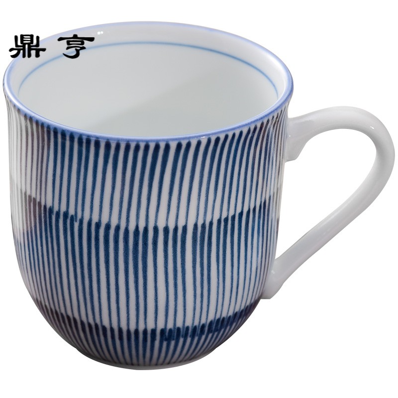 鼎亨日本进口马克杯咖啡杯日式陶瓷杯茶杯和风随手杯茶水杯290ML