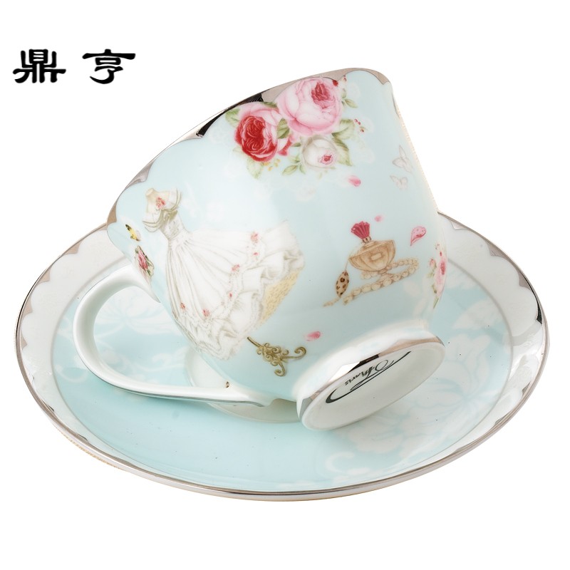 鼎亨欧式咖啡杯套装英式咖啡套具下午茶茶具茶杯套装家用陶瓷红茶