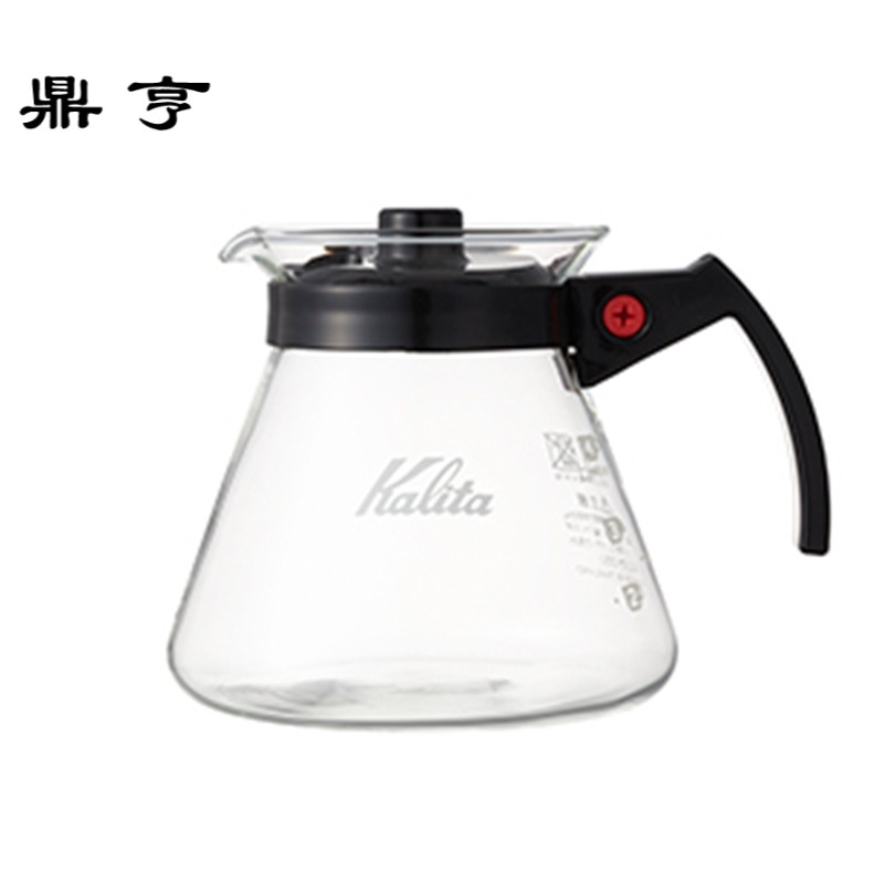 鼎亨日本卡利塔耐热玻璃手冲咖啡壶可爱分享壶花茶壶多用手冲咖啡