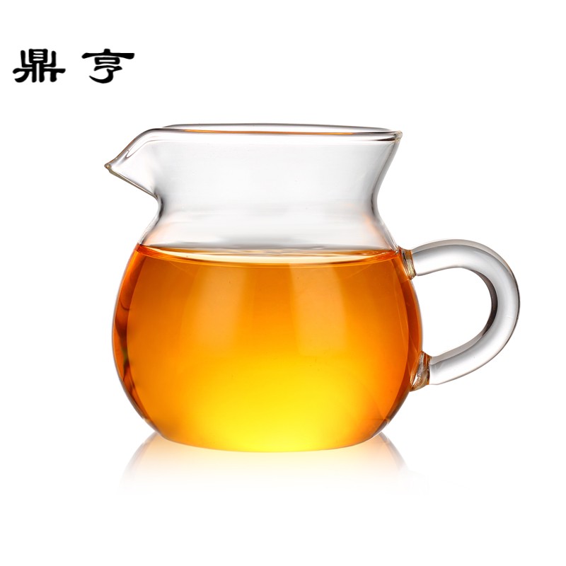 鼎亨高硼硅耐热玻璃盖碗套装家用三才泡茶碗茶杯公杯茶漏茶壶功夫