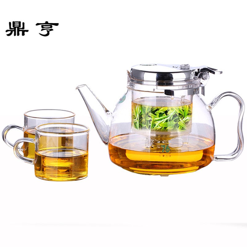 鼎亨台湾76飘逸杯泡茶壶耐热过滤玻璃泡茶杯茶具冲茶器茶道茶叶壶