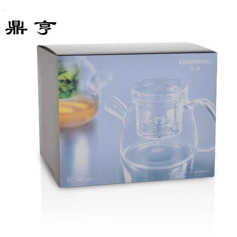 鼎亨 明尊 EC-06 飘逸杯耐热玻璃茶具家用冲茶器泡茶壶