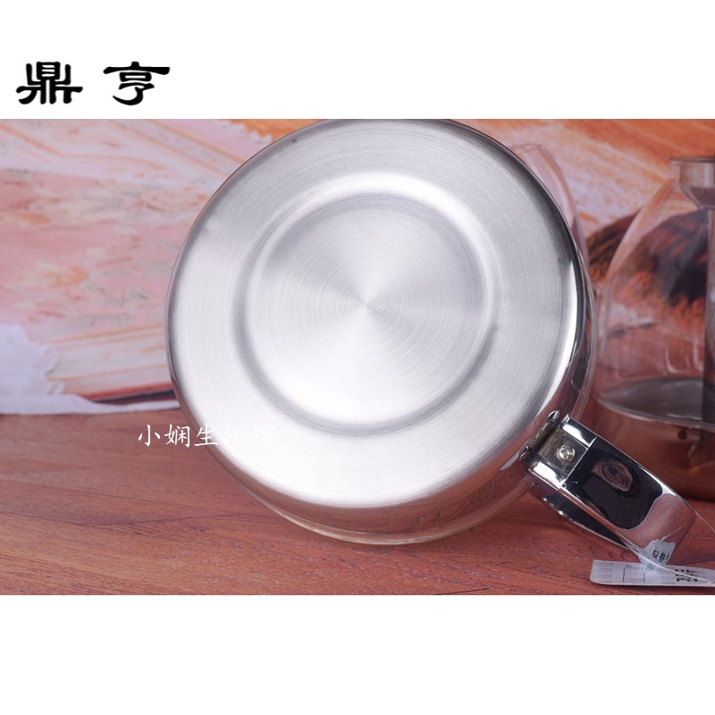 鼎亨荣耀不锈钢电磁炉专用玻璃煮茶壶耐热加热泡茶器 功夫茶茶具