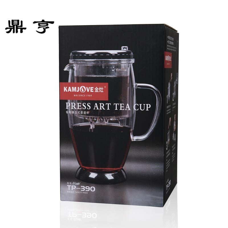 鼎亨 飘逸杯 玻璃茶具泡茶壶过滤器茶道杯