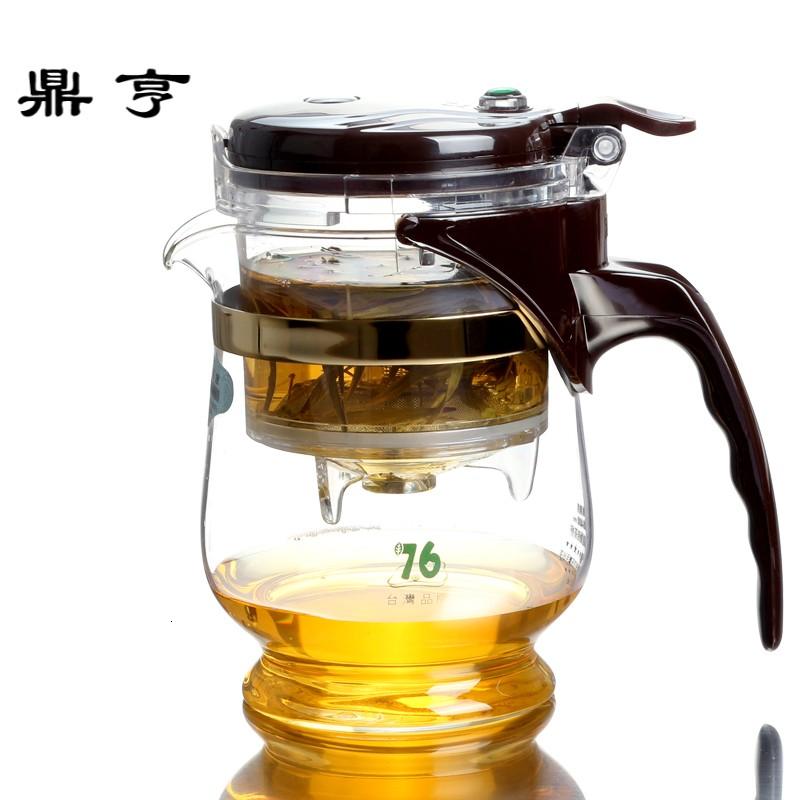 鼎亨台湾76小号飘逸杯过滤泡茶杯耐热玻璃玲珑杯泡茶壶冲茶器功夫