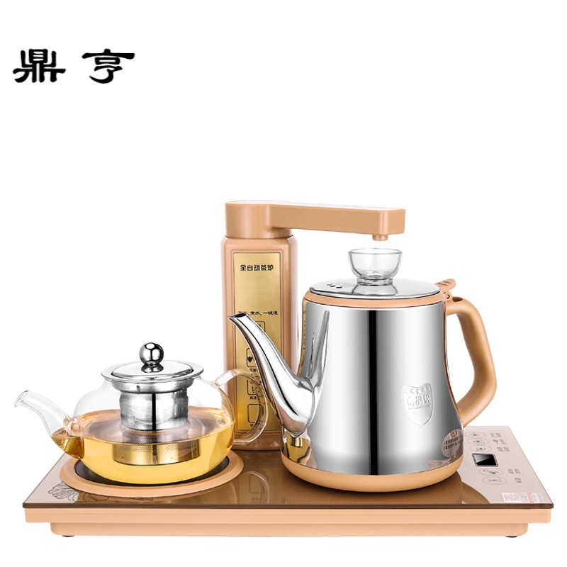 鼎亨全自动旋转电热上水壶家用智能煮茶电茶壶抽水泡茶玻璃烧水壶