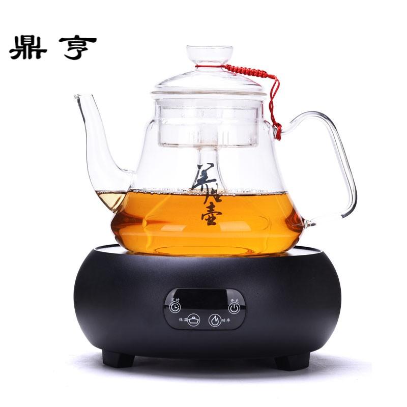 鼎亨耐热加厚玻璃茶具套装家用煮茶器泡茶壶电热电陶炉普洱蒸茶器