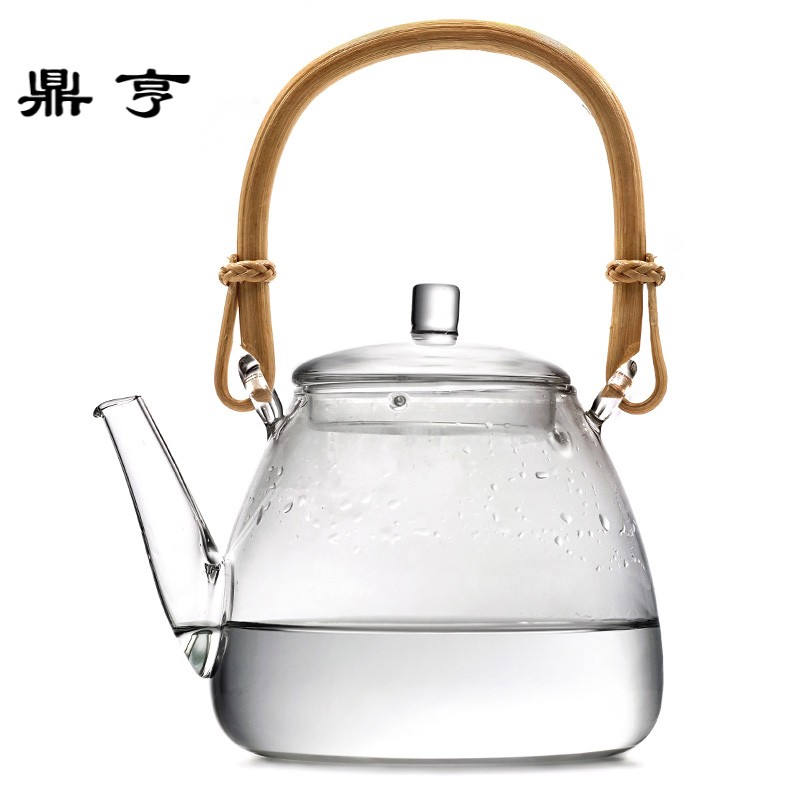 鼎亨 无由原创提梁耐热玻璃烧水壶电陶炉专用茶具茶壶