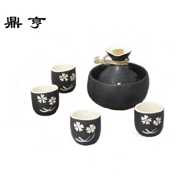 鼎亨[天天特价]日式酒具套装中式温酒器陶瓷分酒器酒壶酒杯清酒