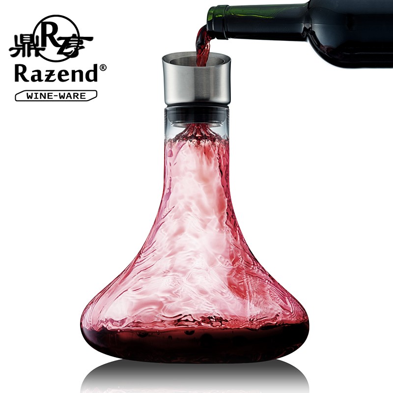 鼎亨欧式瀑布式快速红酒醒酒器家用水晶玻璃个性葡萄酒分酒器