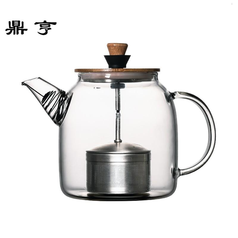 鼎亨大容量玻璃茶壶套装带过滤泡茶壶耐热沏茶水壶家用电陶炉煮茶