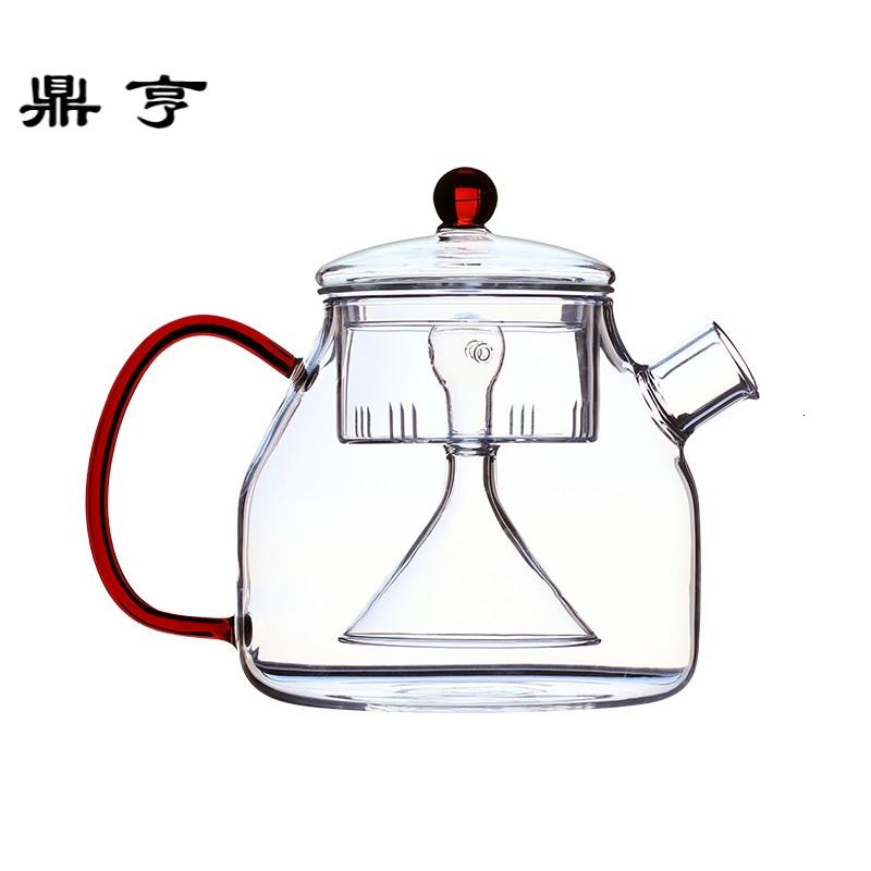 鼎亨 耐热电陶炉大容量蒸汽煮茶器黑茶普洱玻璃煮茶壶