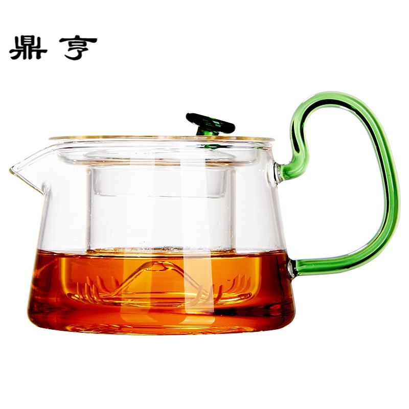 鼎亨耐热玻璃茶壶套装加厚花茶壶过滤煮茶器电陶炉加热泡茶壶小青