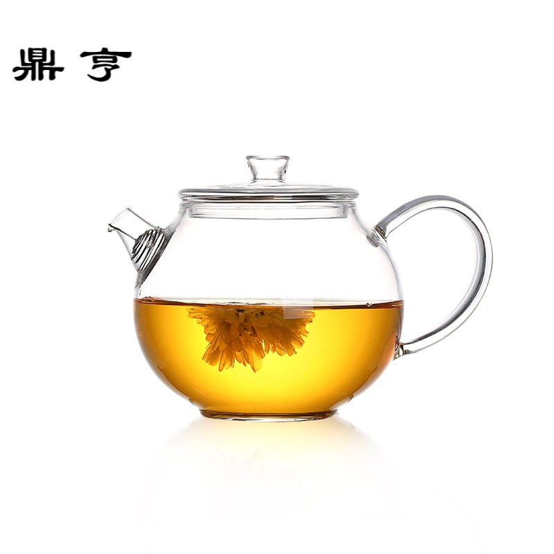 鼎亨日式耐热玻璃功夫茶具套装现代简约家用小茶壶茶杯茶盘整套餐