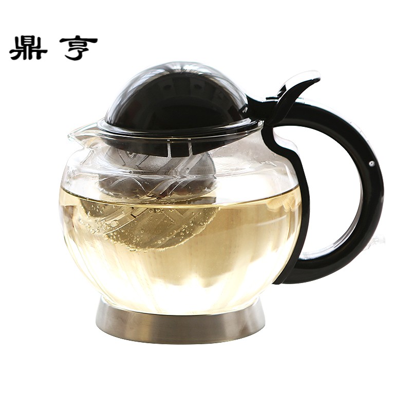 鼎亨玻璃泡茶壶 过滤耐热花茶壶 下午茶具整套红茶茶具套装家用飘