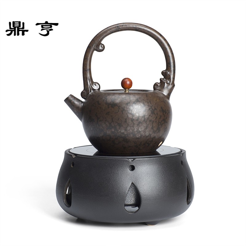鼎亨电陶壶陶瓷泡茶煮茶器智能电陶炉套装烧水壶煮黑茶壶水滴茶炉