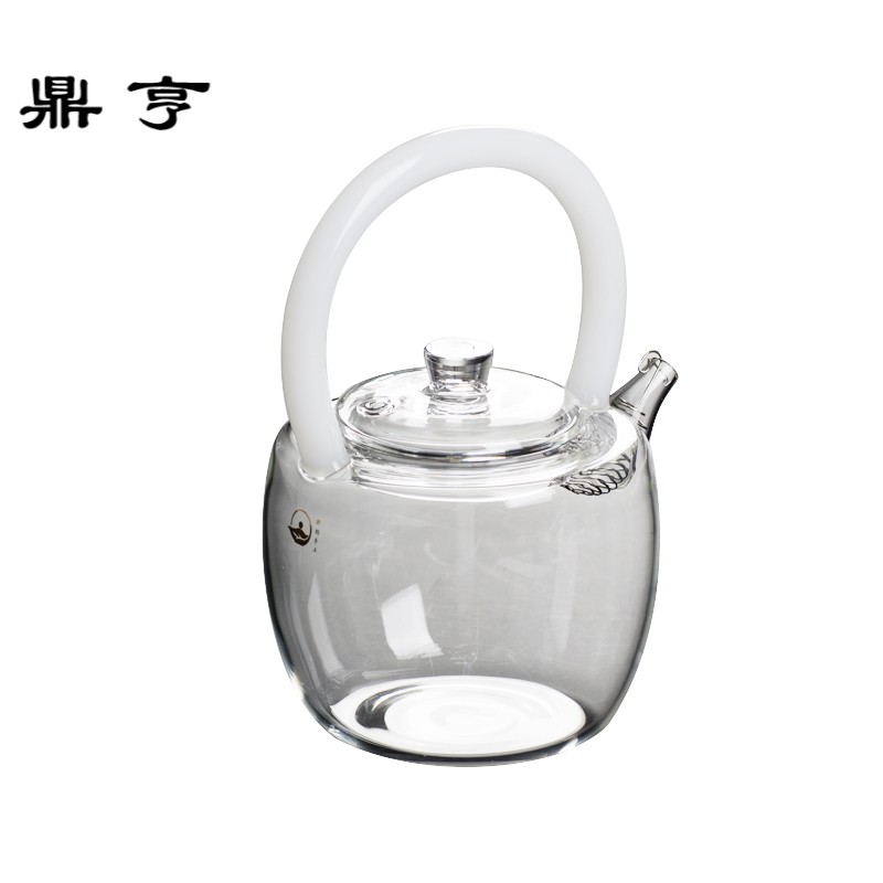鼎亨日式玻璃茶壶 耐高温电陶炉煮泡茶玉把提梁壶过滤 出口款