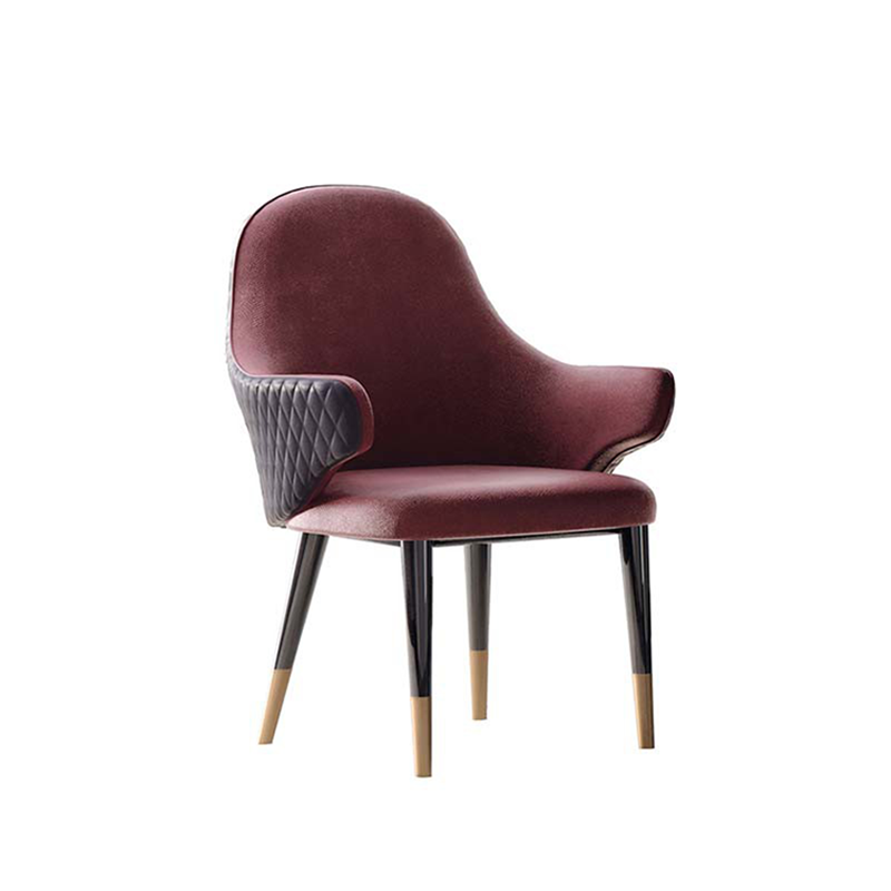 美式实木餐椅北欧客厅卧室梳妆椅书椅简约样板房设计师休闲洽谈椅 颜色可定制