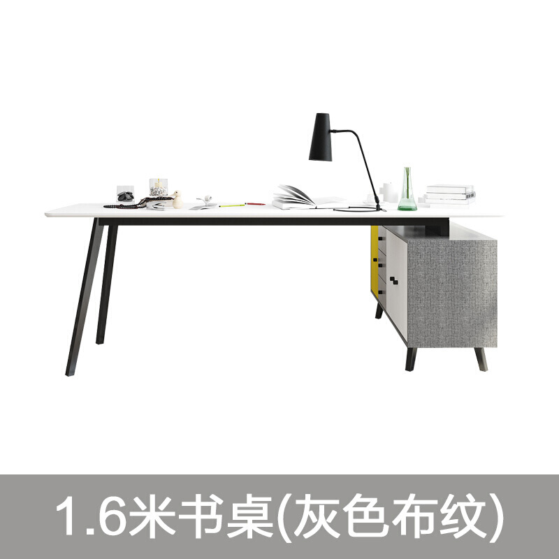 北欧风格转角台式电办公桌家用简约现代简易写字台卧室书房书桌2米(书桌)否