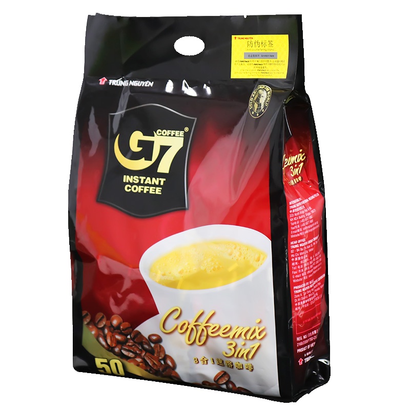越南原装进口中原G7 coffee咖啡原味三合一速溶咖啡香浓800g袋装