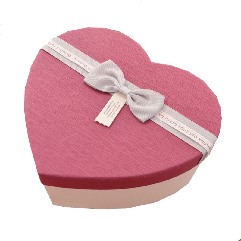 新款情人节礼品盒 爱心礼物盒子 心形礼品包装盒 星星纸鹤包装盒