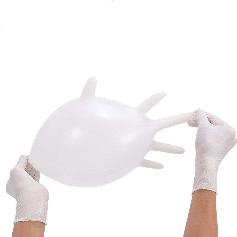 12寸加长加厚一次性乳胶手术手套橡胶劳保防油餐饮洗碗白手套