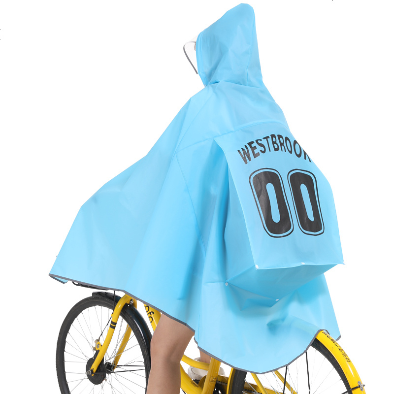 山地车自行车雨衣成人女韩版骑行单人便携男中学生带背包防水雨披