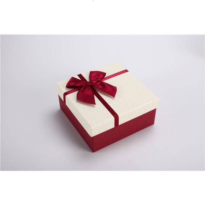 正方形礼品盒精美礼物包装盒商务礼品包装盒生日礼物盒长方形包邮