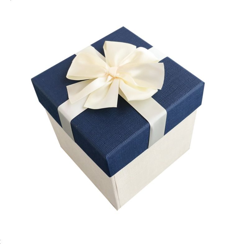 圣诞节礼物盒正方形加高礼品盒生日礼物包装盒子苹果盒节日礼盒