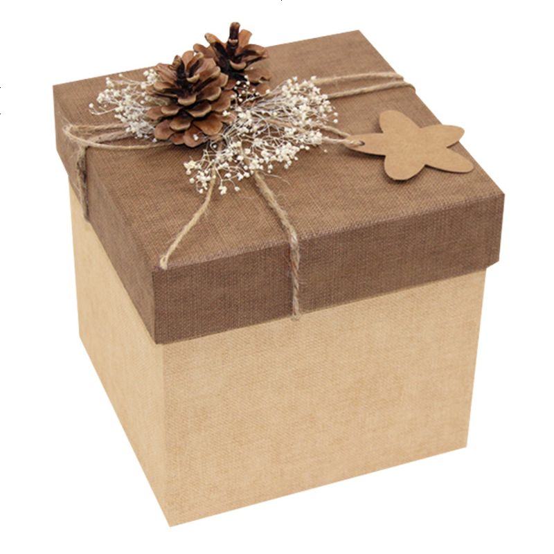 圣诞节小清新礼物礼品包装礼物盒生日装篮足球超特大号长正方形