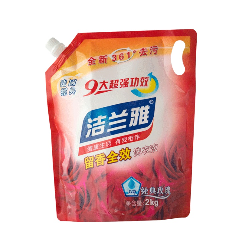 洁兰雅 留香全效袋装洗衣液2Kg*1袋