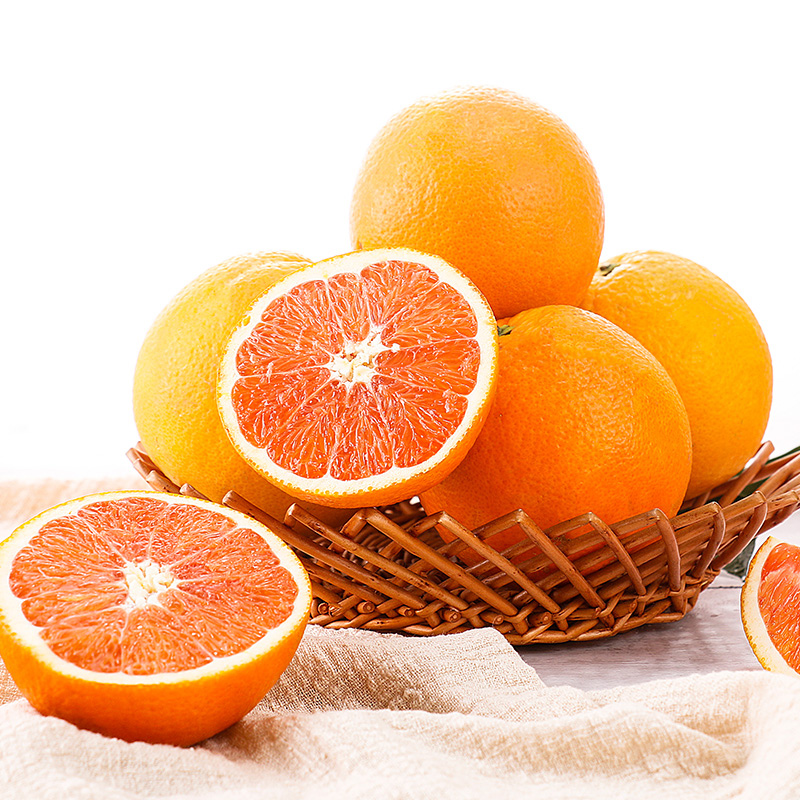 秭归中华红血橙10斤礼盒装装 秭归脐橙新鲜橙子果径75-85mm精品果