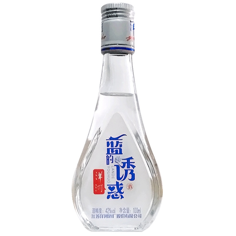 洋河蓝的诱惑42度 100ml 盒装 小瓶酒版食白酒 YangHe 其他