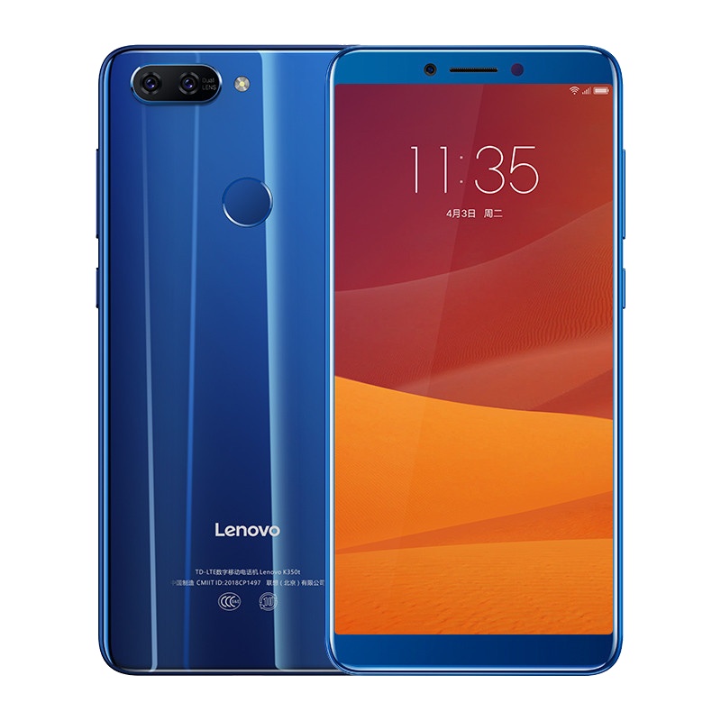 原封】联想(Lenovo) 联想 Lenovo K5 全面屏双摄手机 3GB+32GB 全网通4G手机 双卡双待 精灵蓝